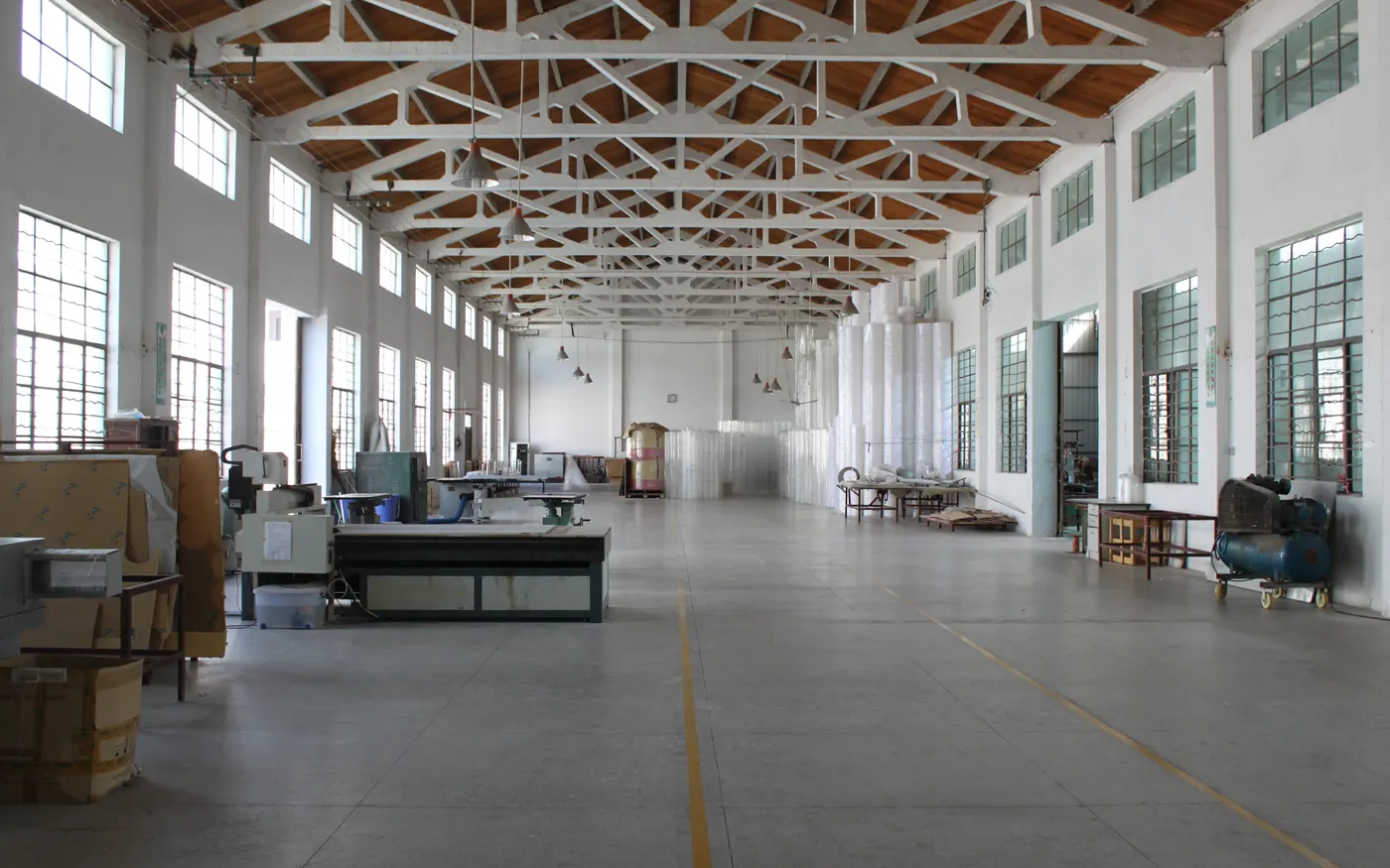 Interior of the Zhongyun extrusion workshop in Changzhou